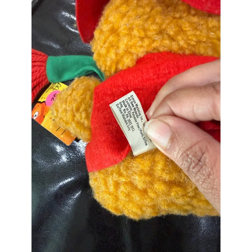 Vintage 1988 McDonald's‎ Jim Henson Baby Fozzie Bear Muppet Babies Plush Toy NWT